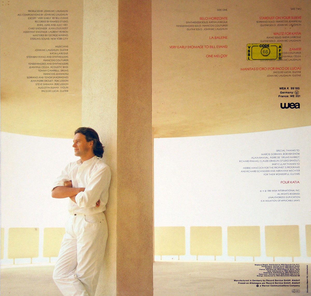 High Resolution Photo # John McLaughlin Belo Horizonte Paco De Lucia Vinyl Record